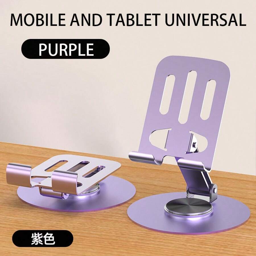 Adjustable Foldable Desk Phone Stand, Multi-Function Phone/Tablet Holder, Portable Adjustable Stand - Multicolor - View 1