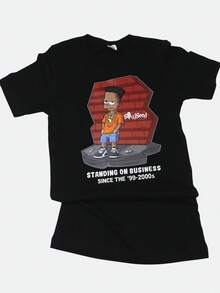 Unisex T-shirt med affärsmotiv, rolig streetwear-tröja med tryck, unisex-topp i hiphop-stil, present till honom, herr-t-shirts, herrkläder, herrset, herr-t-shirt, herrartiklar, vardagsklänningar för kvinnor, damset, eleganta blusar, dam-t-shirts, damklänning - Svart - Visa 6