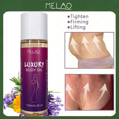 MELAO Luxury Body Care Oil, 125ml/4.2 Fl Oz, Suitable For Dry Skin, Deeply Nourishing And Moisturizing For Whole Body, Leaves Skin Smooth, Radiant And Silky Soft