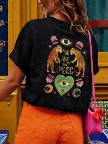 Women T-Shirts - Apricot - View 8