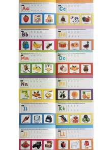 2026 New Children's Early Education Book Set (4 Mini Books) - ABC/Numbers/Shapes/Colors Recognition Picture Books, Kindergarten Basic Knowledge Reader, Parent-Child Interactive Educational Gift - Holiday Gift, Creative Surprise, Perfect Gift Back To School - Multicolor - View 12