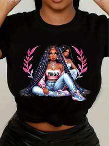 Women T-Shirts - Black - View 1