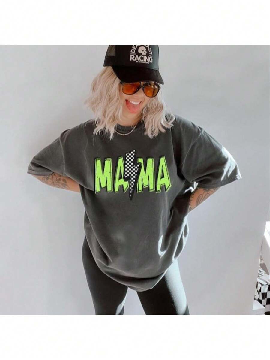 Dam-T-shirts - Svart - Visa 1