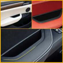 Manija de puerta delantera izquierda, recorte interior negro interior apto para BMW F25 X4 F26 X3 - caja de almacenamiento para puerta - Ver 3