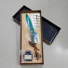 1 Set Caja de regalo de invierno que incluye sello, lacre, pluma caligráfica Jubaboz, juego de plumas, pluma estilográfica de engranaje mecánico, pluma de pluma de ganso - Multicolor - Ver 14
