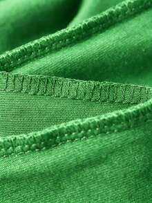 Solt 1 pieza| 100% Algodón Puro y Transpirable|Camiseta de Agradecimiento para Maestras Talla Grande - Gráfico de Enseñanza con Corazón, Colores Pastel - Algodón Suave y Transpirable Regalo Diario para Maestros para el Día del Maestro, Regreso a Clases - Ropa Casual para Maestras, Top Unisex para Verano100%cotton graphic - Verde - Ver 3