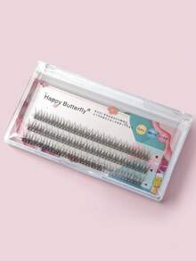 MAANGE 123 Cluster Eyelash Extension Set, C-Curl Curling Segmented False Eyelashes, Natural & Voluminous Effect, Suitable For Beginners DIY Eye Makeup At Home, Eyelash Clusters, Individual False Lashes, Segmented False Lashes - Multicolor - View 3