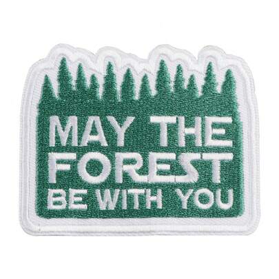 1 miếng vá thêu hình "Forest With You" để trang trí quần áo, mũ, áo khoác.