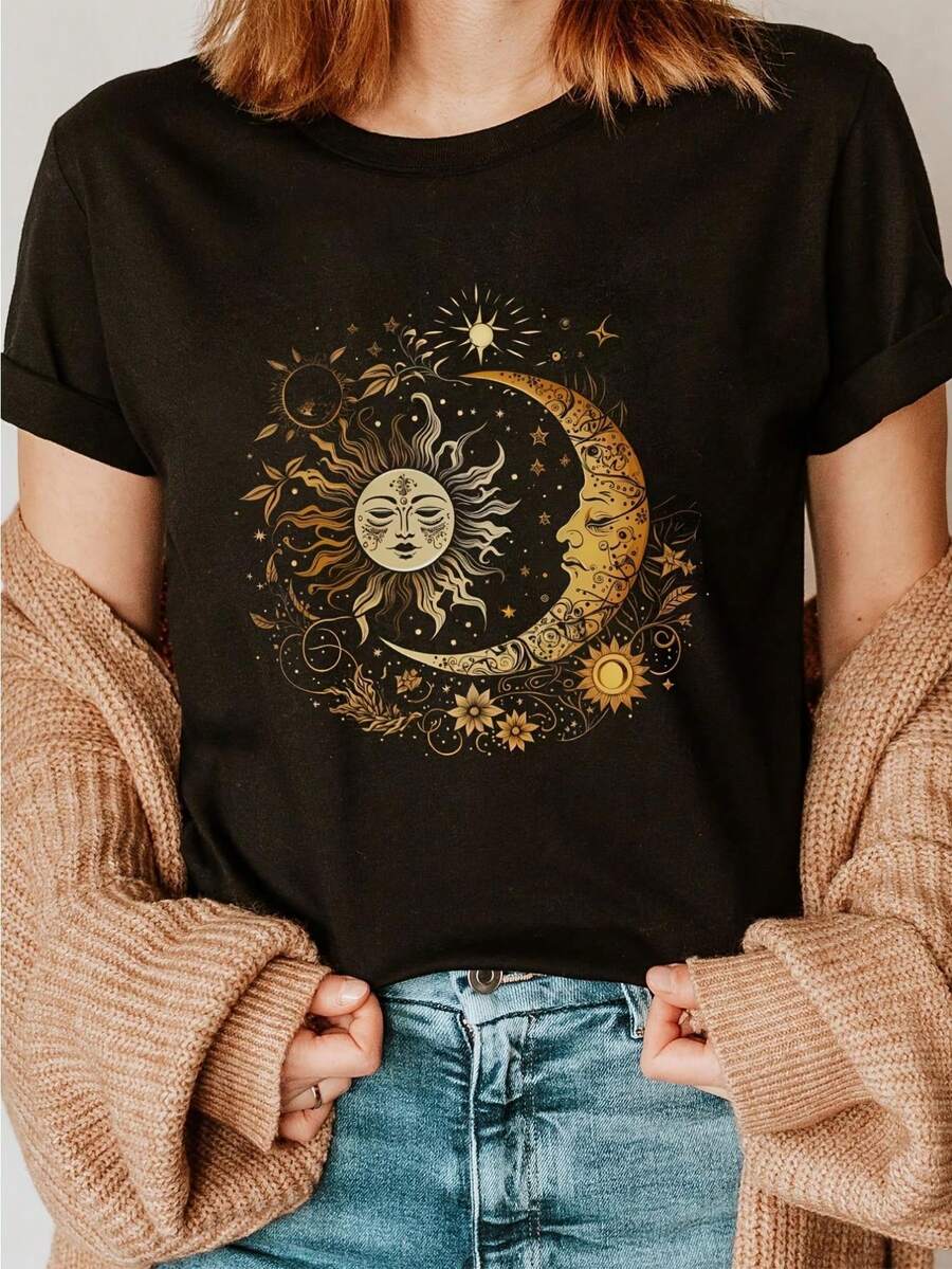 Women T-Shirts - Black - View 1