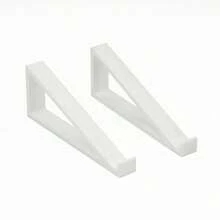 1 Pair 20° Adjustable Keyboard Risers, Made Of Durable Plastic And Metal Composite, Minimalist Solid Color, Ergonomic Tilted Design, Non-Slip Rubber Pads For Enhanced Stability - Multicolor - View 14