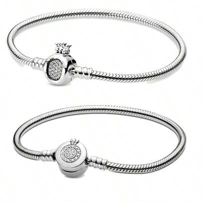 Cuentas de amuleto de plata de ley 925, adecuadas para pulseras DIY, regalo de joyería de moda para mujeres en fiestas de cumpleaños