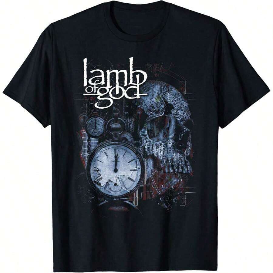 Lamb Of God - Triumvirate Short Sleeve T-Shirt 100% Cotton - 黑色 3 - 查看 1