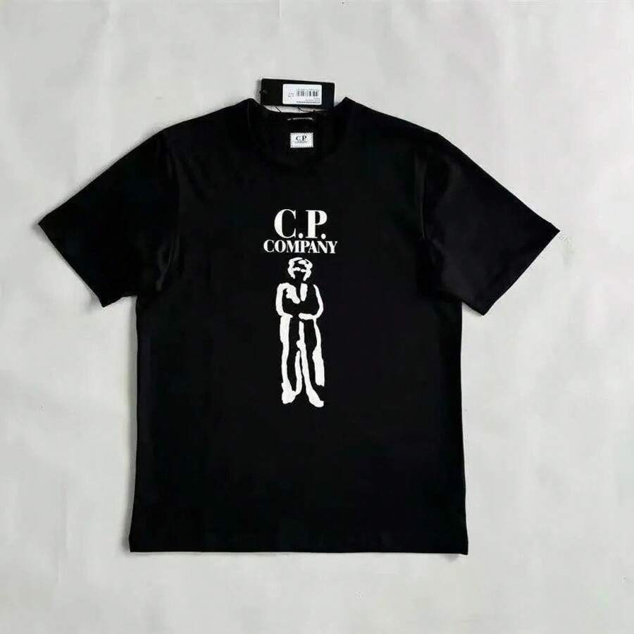 Nueva Camiseta de Manga Corta para Hombre, Camiseta Estampada de Moda Juvenil para Hombre, Elegante de Manga Corta - Negro - Ver 1