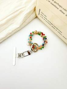 1 chiếc dây buộc tóc đính pha lê, dây đeo điện thoại thanh lịch dành cho nữ, phụ kiện chống thất lạc điện thoại. - Nhiều màu - Xem 15