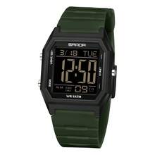 SANDA. Men's Digital Sports Watch, Silicone Strap Waterproof Electronic Wrist Watch, Multifunctional Luminous Display Watch For Outdoor Sports Daily Wear - 6355J - View 13