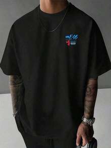 Men T-Shirts - Black - View 2