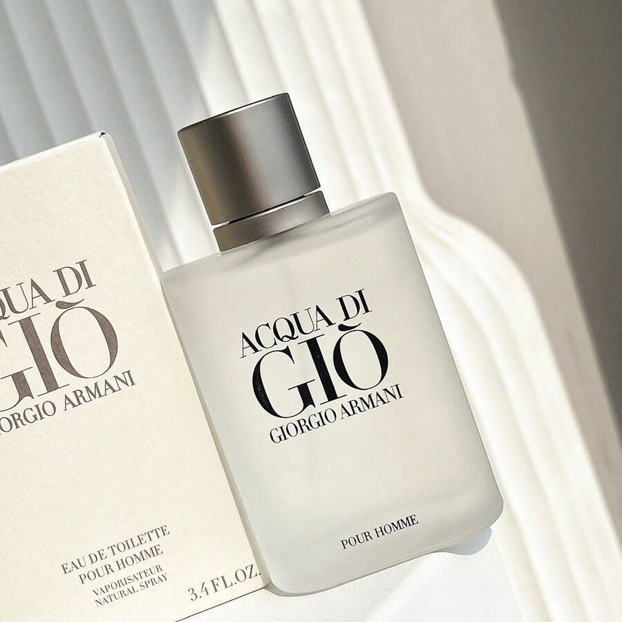 Giorgio Armani Armani Beauty Acqua Di Giò Eau De Toilette Spray For Men - Long Lasting Cologne - Bergamot, Jasmine & Woody Scents - Fresh Daywear Fragrance 100ml - vui tươi - Xem 1