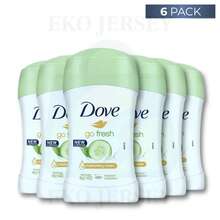 Dove Cucumber & Green Tea 48H Sweat & Odor Protection Stick Deodorant 1.4 Oz / 40 G Pack Of 6 - 多樣化香型 - 查看 1