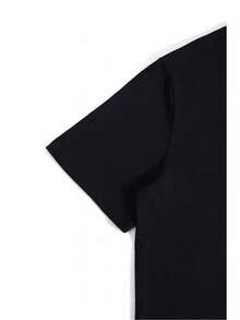 Camiseta de secado rápido para hombre, ropa, manga corta - Negro - Ver 5