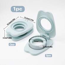 1pc Creative Kitchen Hand-Protecting Sandwich Mold - Light Blue Multifunctional Combination, Stainless Steel Round & Square Embossed Cutter, DIY Portable Food Carving Tool, Breakfast Rice Ball Cake Mold, Kids Bento Maker, PB&J Maker, Easy To Make Cute Cartoon Sandwiches, Toast Pocket Bread Mold - View 11