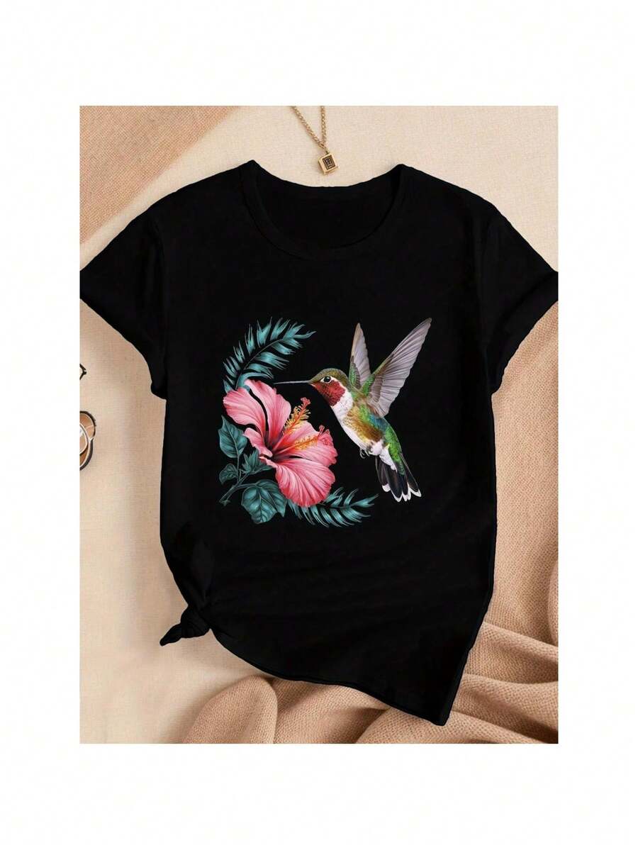 Women T-Shirts - Black - View 1