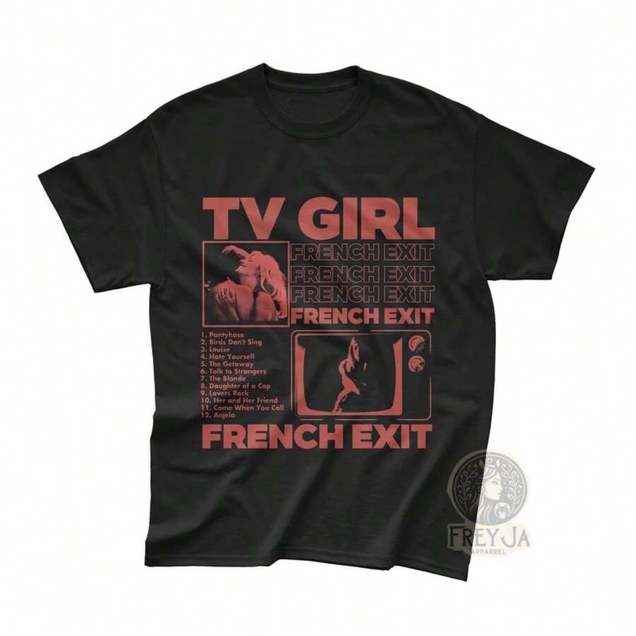 Camiseta Exclusiva de TV Girl - Merchandising de Banda de Música  Unisex - Camiseta del Álbum French Exit - Regalo Especial de TV Girl