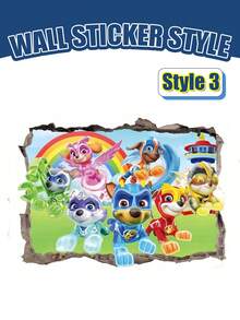 Hình dán tường 3D chủ đề Paw Patrol, 5 mẫu thiết kế bao gồm Chase, Skye, Rubble, Rocky, Zuma, Everest và Mighty Pups, decal dán tường có thể tháo rời dùng để trang trí phòng, tiệc theo chủ đề và phông nền sự kiện, tạo thêm không khí sống động và vui nhộn cho bất kỳ không gian nào. - hình dán tường - Xem 13