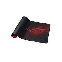 ASUS Mousepad ROG Sheath Extragrande Suave Superficie para Movimientos con precisión Base de Goma roja Antideslizante y los Bordes con Doble Bordado Ultra Resistente - Negro con diseno - Ver 2