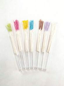 60/120pcs Ear Piercing Cleaning Sticks, Ear Piercing Cleaning Lines, Ear Care Set, Includes 60/120pcs Ear Piercing Cleaning Lines And Matching Cleaning Sticks With Cleaning Solution, Removes Odor And Dirt, Unisex, Prevents Ear Piercing Clogging; Suitable For Living Room, Bedroom, Bathroom, Travel Essential, Can Be Given As Wedding, Party, Birthday, New Year Gifts To Friends And Family, Also A Fun Accessory Small Gift, Fits Campus, Back To School, Home And Travel Scenarios; Also Available Ear Cleaner, Electric Ear Pick - Multicolor - View 8