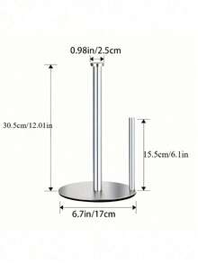 1 buah Tempat Tisu Dapur Warna Perak, Dispenser Tisu Dapur untuk Meja, Rak Tisu Dapur Stainless Steel dengan Alas Pemberat, Hemat Ruang, Perlengkapan Dapur Tahan Lama, Tempat Tisu Dapur yang Dipasang di Dinding, Aksesoris Penyimpanan Dapur - MultiWarna - View 10