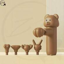 ZM Health Mini Bear Massage Gun - Portable Deep Muscle Fascia Gun - Deep Muscle Tissue Percussion Massager - Suitable For Fitness Enthusiasts - Can Massage Full Body Muscles - Portable Vibration Massage - High-Speed Motor - Comfortable Grip Handle - View 10
