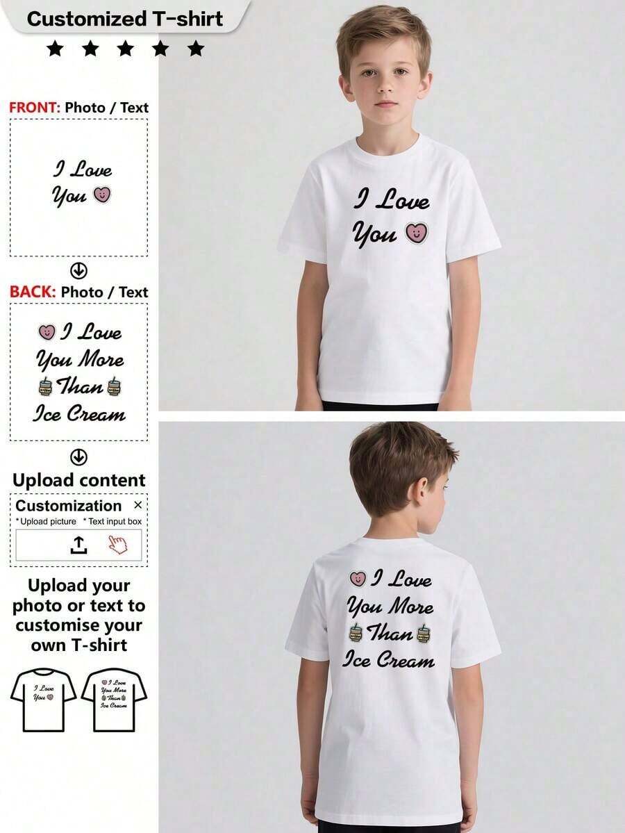 Camiseta Personalizada, Camiseta Deportiva, Transpirable, Un Regalo - Agrega Imágenes Para Diseñar Tu Propia Camiseta Estampada Personalizada - Negro - Ver 1
