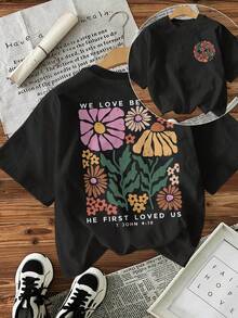 Women T-Shirts - Black - View 6