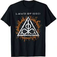 Lamb Of God - Triumvirate Short Sleeve T-Shirt 100% Cotton - 黑色 21 - 查看 6