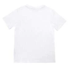 Camiseta de Algodón Blanca Casual para Mujer con Estampado de Arcoíris, Manga Corta, Corte Regular, Cuello Redondo, Tela de Elasticidad Media, Estilo para Uso Diario - Blanco 9 - Ver 3