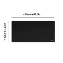 Tấm lót chuột cỡ lớn Lenovo 800*300*4mm với đế cao su chống trượt, viền may chắc chắn, thích hợp cho bàn phím, laptop, văn phòng và bàn làm việc. - Xem 13