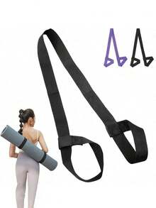 Portable Yoga Mat Shoulder Strap Non Slip Exercise Mat Storage For Men And Women Yoga Mat Carry Strap Also For Yoga Stretching Fitness Exercise Festival Gift Home Gym Home Workout Yoga Workout Exerise Back To School Home Dorm Essential Accessory - Multicolor - View 2
