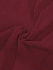Nuevo cinturón de bufanda de seda larga y versátil, falda blanca de alta calidad para mujer, conjunto de ropa casual blanca para la universidad, ropa de primavera y otoño para mujer - Burdeos - Ver 3