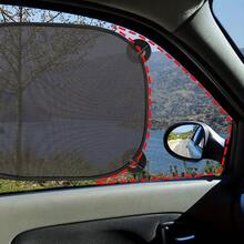 2pcs Car Suction Cup Sunshade, Window Sunshade, Sun Blocking, Heat Insulation, Side Window Sunshade - A - View 4