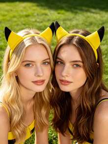 Bộ trang phục cosplay anime 1/2/3 món, gồm băng đô, mũ đội đầu hình yêu tinh hoạt hình với đuôi tia sét và váy, thích hợp cho công viên giải trí và các sự kiện cosplay, trang phục dự tiệc thu hút sự chú ý. - Nhiều màu - Xem 2