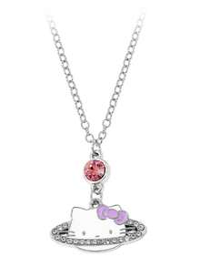 SANRIO 1 chiếc vòng cổ hình mèo KT dễ thương, mặt dây chuyền hình mèo đính đá đáng yêu, phong cách Nhật Bản. - 02 - Xem 4