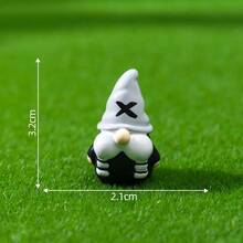 Cute And Adorable Wizard Gnome Miniature Model, Whimsical Style, Suitable For Micro Landscape Glass Containers, Magical Forest Path Scene Decoration, Decorative Crafts - 6 Items - View 4