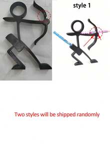 4 Styles Available Minimalist Human Shaped Pencil Holder, Including Pencil Stand, Pen Cup, Desktop Decor, School & Office Supplies, Stationery And Desktop Sculpture. Suitable For Students, Educational Institutions, Workplaces And Art Studios, Helps Keep Desk Organized. Excellent Gift For Birthday, Christmas And New Year - Multicolor - View 11