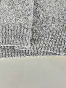 Chaleco de mujer elegante y minimalista, de estilo francés, versátil y elegante - Gris - Ver 10