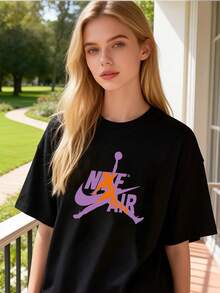 Women T-Shirts - Black - View 6