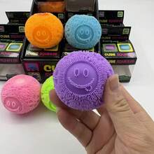 Schylling 1个创意慢回弹球 - 舒缓压力，可爱柔软不粘手，便携式办公玩具球，有助于缓解压力和释放情绪，是理想的派对和节日小礼物 - 彩色 - 查看 2