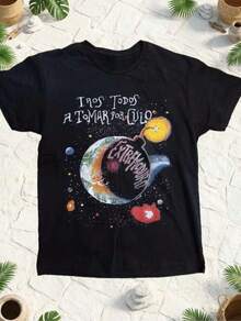 Dam-T-shirts - Svart - Visa 7