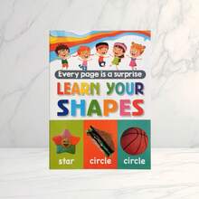 2026 New Children's Early Education Book Set (4 Mini Books) - ABC/Numbers/Shapes/Colors Recognition Picture Books, Kindergarten Basic Knowledge Reader, Parent-Child Interactive Educational Gift - Holiday Gift, Creative Surprise, Perfect Gift Back To School - Multicolor - View 14