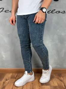 Basic Super Skinny Premium Jeans 01 - Grey - View 3