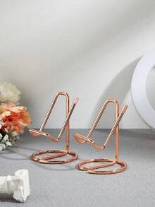 Giá đỡ điện thoại kiêm hộp đựng danh thiếp đa năng bằng kim loại, thích hợp cho phòng khách, phòng ngủ, bàn làm việc, phòng học, chất liệu hợp kim sắt. - Nhiều màu - Xem 3
